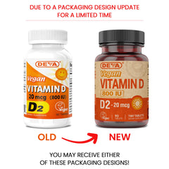 Close-up of DEVA D2 tablets ready for daily supplementation.