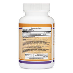 DHM Depot Dihydromyricetin label detail with potency and ingredients