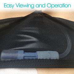 DiaBelt mesh-pocket PD belt shows discreet tubing guidance.