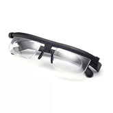 Dial Vision adjustable glasses with side dial for precise reading and screen clarity.