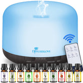 Diffuserlove 500ml diffuser showing large capacity and extended aroma diffusion.