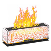 Diffuserlove Flame Diffuser showing realistic flame glow for cozy ambience and aroma