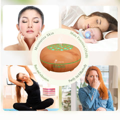 Ultrasonic mist from Diffuserlove operates quietly for a peaceful workspace