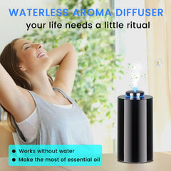 Diffuserlove waterless diffuser rechargeable battery enables wireless use anywhere.