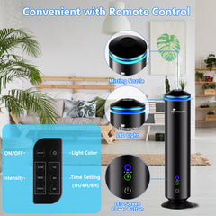 Diffuserlove waterless diffuser top view highlights sleek tower design