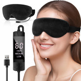 Dikuer heated eye mask closeup heat pad delivering soothing warmth