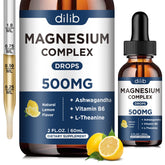 Dilib Magnesium Drops bottle ready for easy, fast absorption.