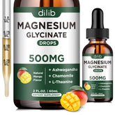 Dilib magnesium glycinate drops bottle ready for daily use.