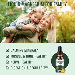 Dilib magnesium glycinate liquid dropper with pineapple flavor for under-tongue use.