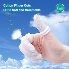 Dimora finger cots medium size provide gentle wound protection and warmth
