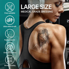 Dimora dressing applied to arm for waterproof protection