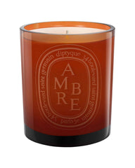 Diptyque Ambre scented candle glows warmly, creating a sophisticated ambience for relaxing evenings