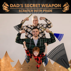 Disc Living Beast Rake back scratcher showcases a long ergonomic handle for easy reach.