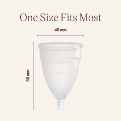 DIVA Cup Model 2 up to 12 hours wear for reliable coverage.
