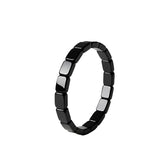 DivaGlamz Hematite bracelet with black beads supports focus and calm in daily life.