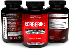Divine Bounty bottle label front communicates clean, GMO-free formula
