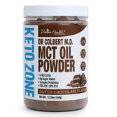 Divine Health Keto Zone MCT Dutch Chocolate bottle pour for coffee creamer