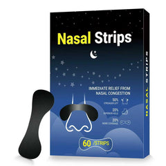 DKEPA Nasal Strips with extra-strength adhesion secure airflow during sleep