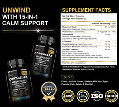 DLNIA Super Calm packaging front reveals complete cortisol-support blend