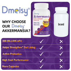 Dmeisy Akkermansia label info notes 300B AFU