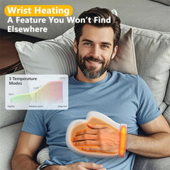 DNRPAD hand massager wrist heating targets the wrist for comfort