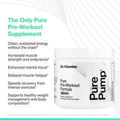 PurePump powder mixing in water for focused training sessions.