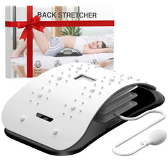 Docemel Back Stretcher demonstrates widened back support for daily decompression.