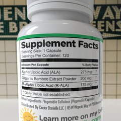 Doctor Danielle veggie capsules bottle pouring for convenient daily use
