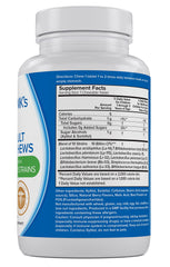 Doctor MK's NATURAL contains 10 strains and 10B CFU for broad probiotic support.