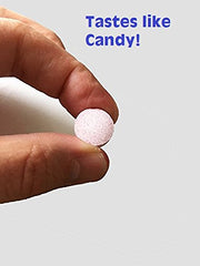 Closeup of wild berry flavor chewables from Doctor MK's NATURAL for sugar-free probiotic support.