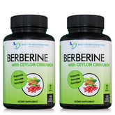 Doctor Recommended Supplements Berberine with Ceylon Cinnamon bottle pack-2 for ongoing daily support