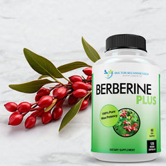 DOCTOR RECOMMENDED SUPPLEMENTS Berberine Plus capsules in bottle for plant-based daily intake