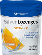 DOCTOR RECOMMENDED SUPPLEMENTS Silver Lozenges 60ppm soothing throat and supporting daily immunity