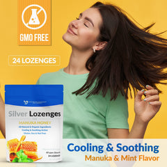 Vitamin C enriched lozenges for throat comfort