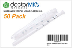 Doctor MK's Natural vaginal applicator with threaded end for compatible creams and precise amounts.