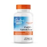 Doctor's Best CoQ10-Nattokinase bottle front for everyday cardiovascular wellness.