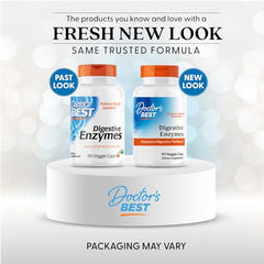 Doctors Best Digestive Enzymes ingredients panel highlights macronutrient breakdown