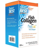 Doctor's Best Fish Collagen bottle highlighting skin and nail support.