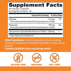Doctor's Best glucosamine bottle emphasizes soy-free formulation for sensitive diets