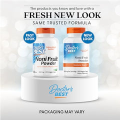Doctor's Best Noni Concentrate capsules closeup showing convenient veggie format.