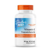Doctor's Best Tocotrienols bottle front highlighting full-spectrum vitamin E and antioxidant potential.