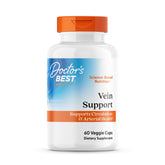 Doctors Best Vein Support bottle front showing natural K2 blend for healthy circulation
