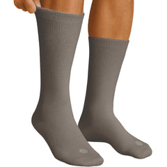 Doctor's Choice men's diabetic socks with seamless top provide comfortable non-binding wear.