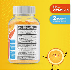 Doctors Orders vitamin C gummies kids chewable soft texture: easy daily vitamin boost