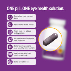 DOCTORS' PREFERRED OcuGold ingredients chart illustrating key nutrients for eye support.