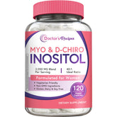 Doctor's Recipes Inositol bottle front showing 40:1 ratio for women's wellness