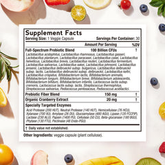 Doctor's Recipes Probiotics Women 32 strains blend for diverse gut support.