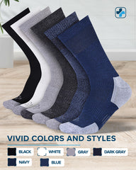 Doctor's Select bamboo viscose diabetic sock in navy with secure fit top