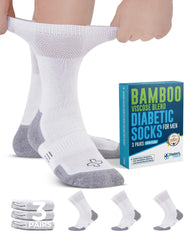 Calcetines diabéticos Doctor's Select en empaque; comodidad diaria para el pie sensible.