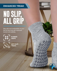 Cushioned sole area of Doctor's Select diabetic socks for gentle underfoot support